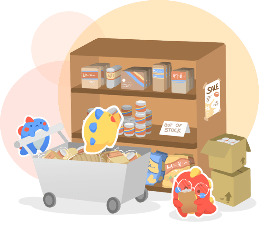 Shopping cart illustration